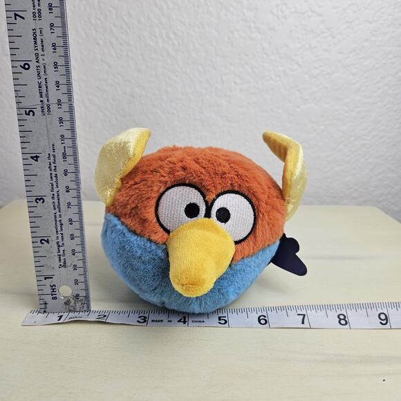 Rovio Angry Birds 5" Space Lightning Blue Bird Plush Commonwealth 2012 No Sound - Picture 9 of 9